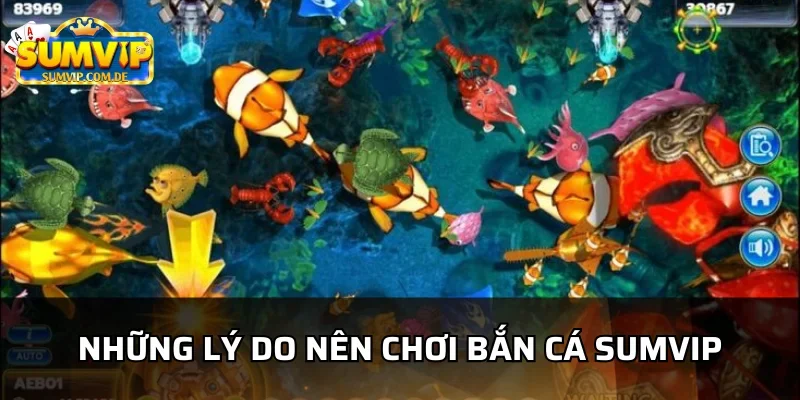 Những lý do không thể bỏ qua bắn cá sumvip