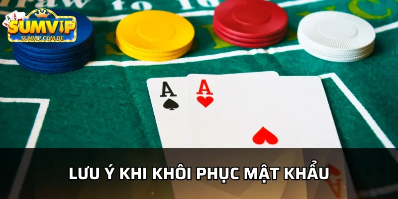 Sumvip hỗ trọ người dùng khôi phục mật khẩu